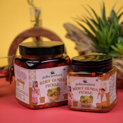 Godha Brother's Tangy Raw Mango &  Kery Gunda Pickle