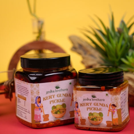 Godha Brother's Tangy Raw Mango &  Kery Gunda Pickle
