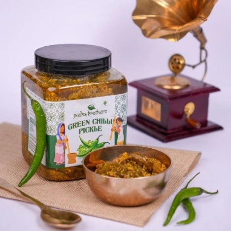 Godha Brother's Spicy Green Chilli Pickle