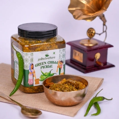 Godha Brother's Spicy Green Chilli Pickle