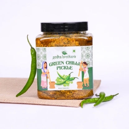 Godha Brother's Spicy Green Chilli Pickle