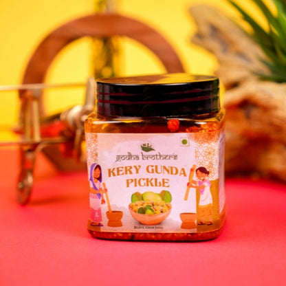 Godha Brother's Tangy Raw Mango &  Kery Gunda Pickle